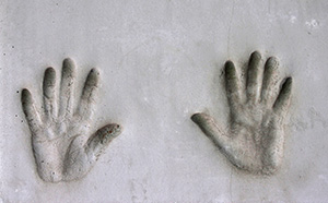 Handabdrücke Günter und Ilse Leifheit